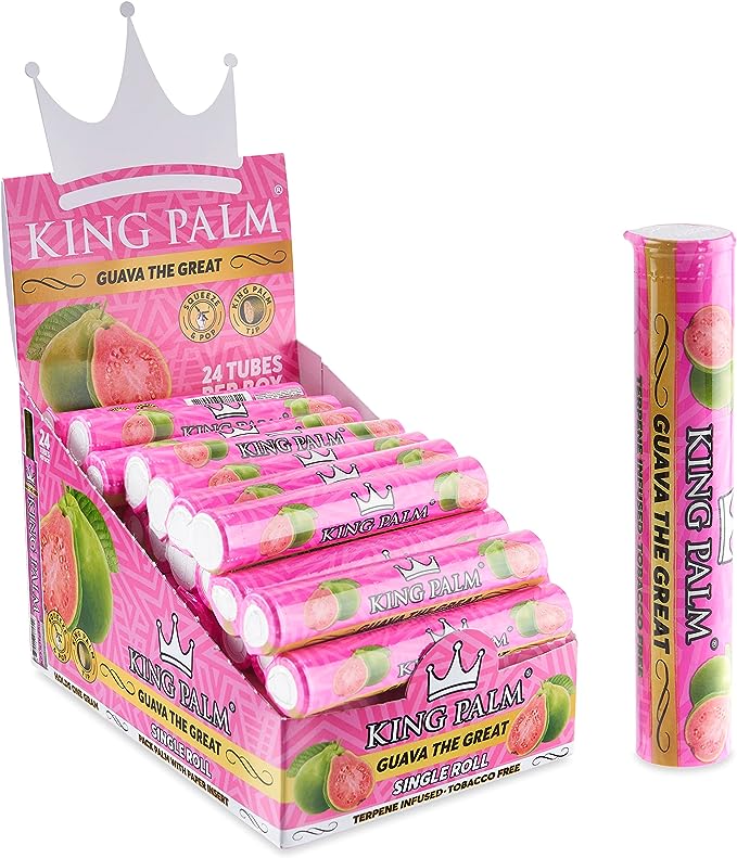 King Palm Mini Terpene Infused Single Rolls - 24ct | 1 Box