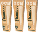 Load image into Gallery viewer, OCB Bamboo Pre-Rolled King Size Cones (3 Pack of 32ct) | 1 Box
