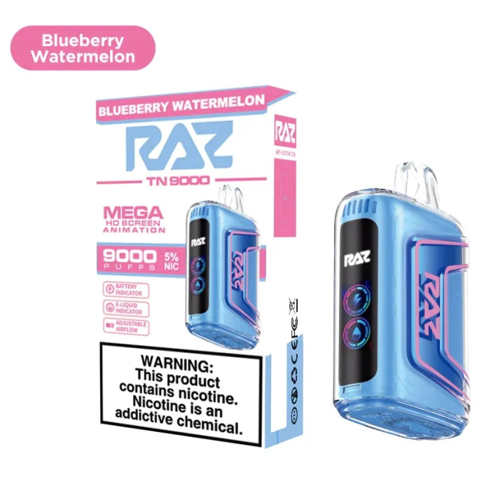 RAZ TN9000 DISPOSIBLE | 5ct | 1 Boxs