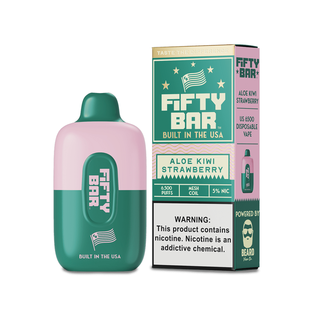 Fifty Bar Disposable Vape 6,500- %5 - 5ct | 1 Box