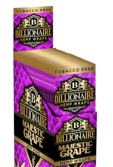 Billionaire Hemp Wraps -(25 Count) | 1 Box