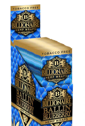 Billionaire Hemp Wraps -(25 Count) | 1 Box