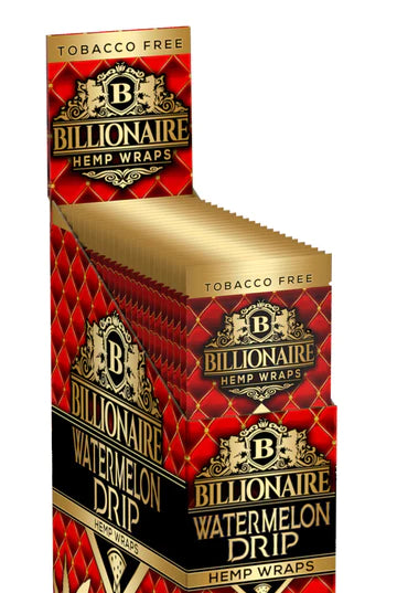 Billionaire Hemp Wraps -(25 Count) | 1 Box