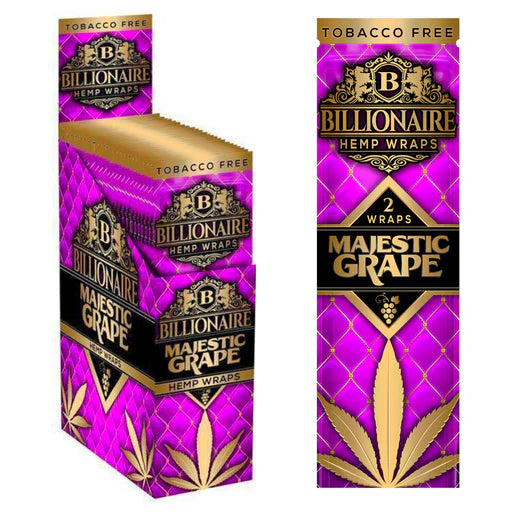 Billionaire Hemp Wraps -(25 Count) | 1 Box