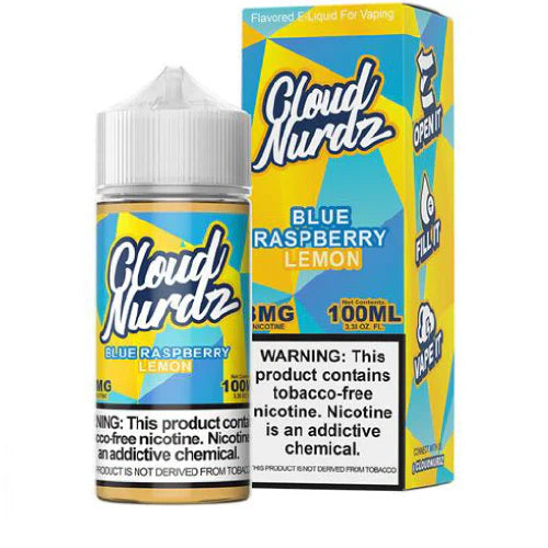 Cloud Nurdz-(Flavors) & (Strengths)  | 100ML | 1ct