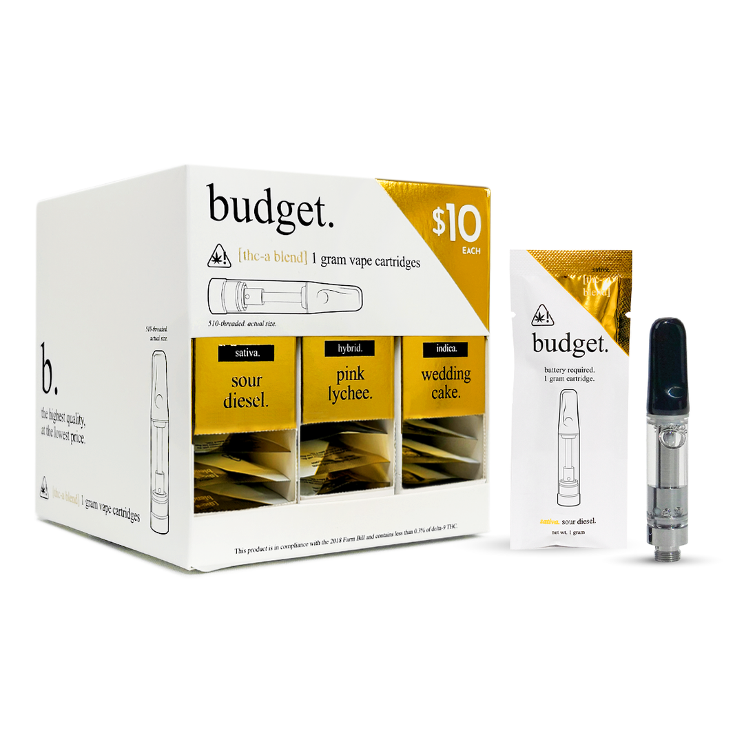 Budget-Cartridges(Variety Pack)-1 Gram-- 30ct | 1 Box