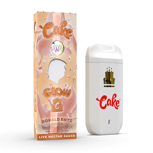 Cake Glow 3.0 THC-A Disposable Vape -3g- 5ct | 1 Box