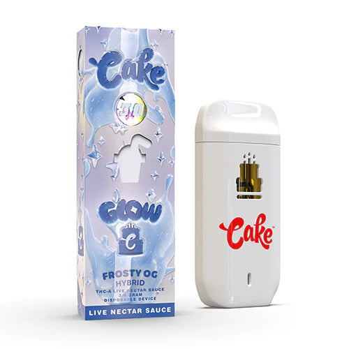 Cake Glow 3.0 THC-A Disposable Vape -3g- 5ct | 1 Box