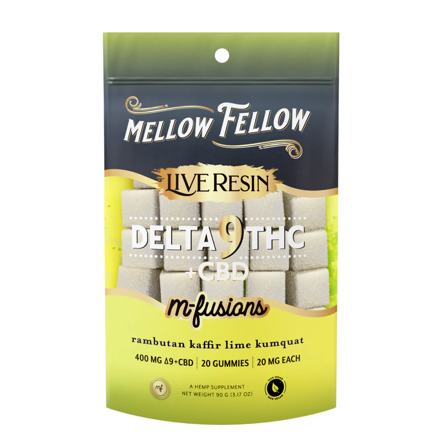 Mellow Fellow -Live Resin Edibles-400mg-20ct | 1 Pack