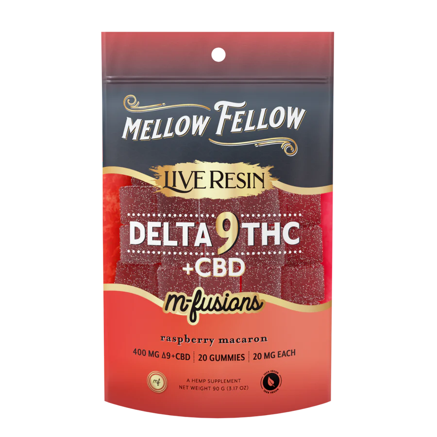 Mellow Fellow -Live Resin Edibles-400mg-20ct | 1 Pack