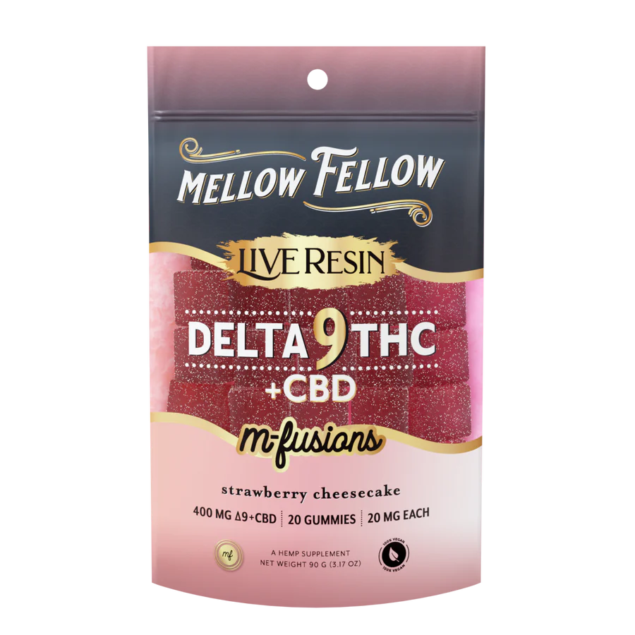 Mellow Fellow -Live Resin Edibles-400mg-20ct | 1 Pack