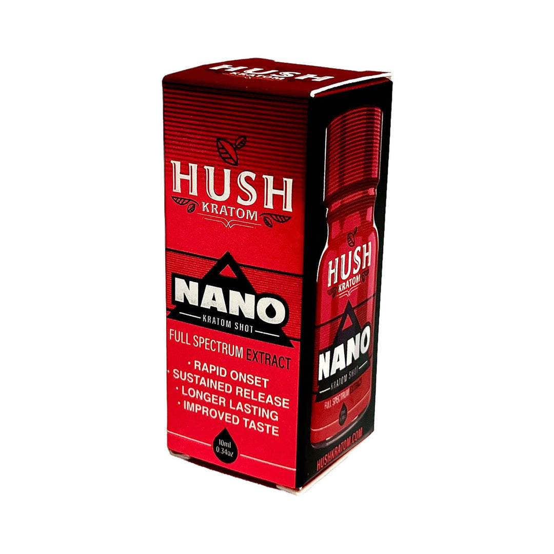 Hush Kratom Nano Extract Shot 10mL- 12 ct | 1 Box