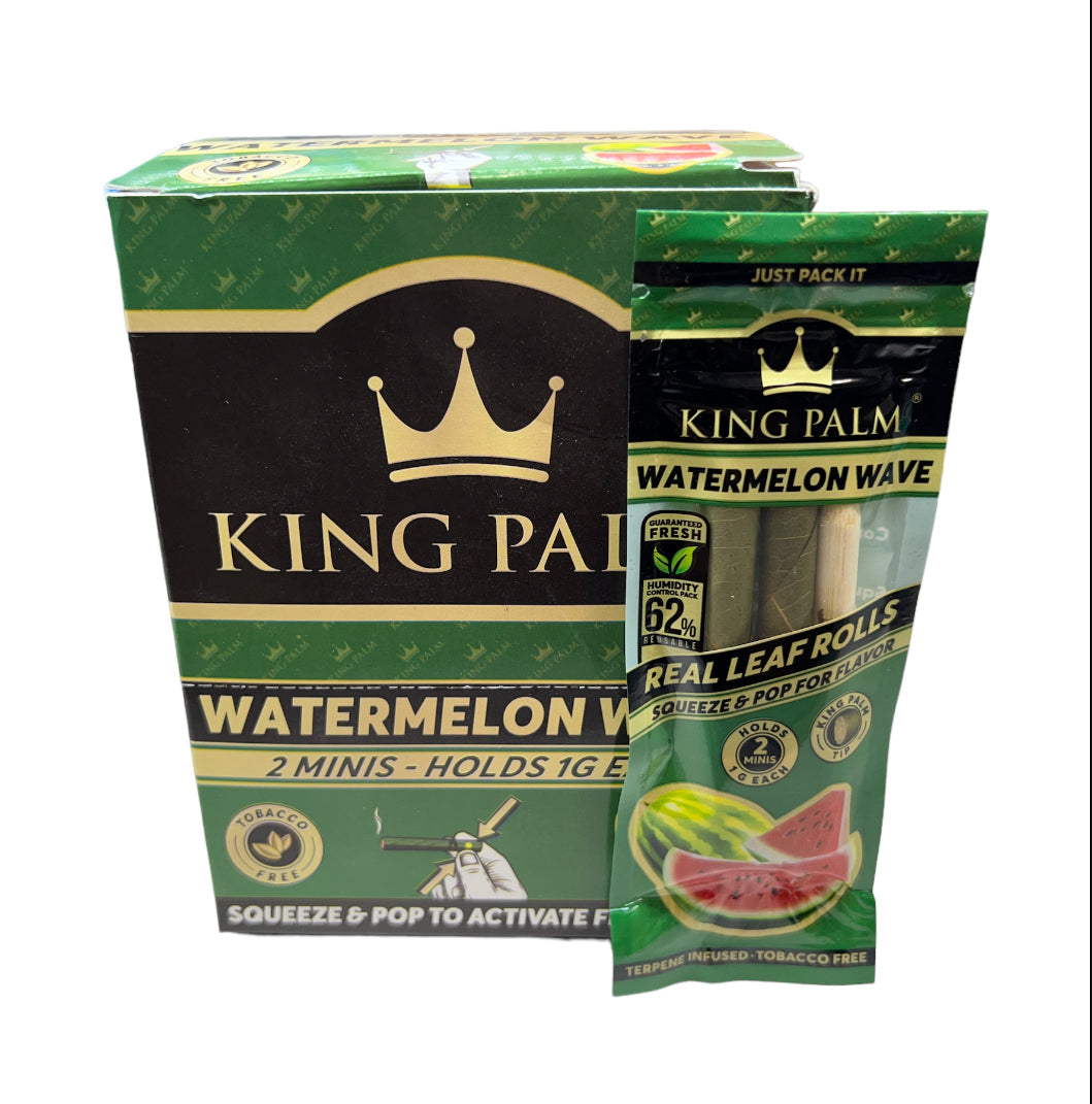 King Palm 2 Minis - Holds 1G Each  Full Box (20 ct)