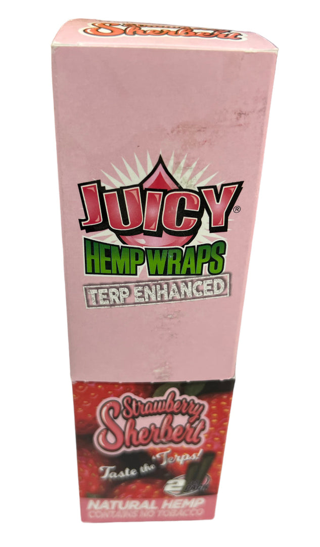 Juicy Terp Enhanced Hemp Wraps (50ct - 2per pack(25packs))