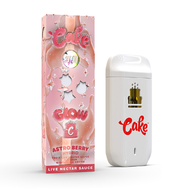 Cake Glow 3.0 THC-A Disposable Vape -3g- 5ct | 1 Box