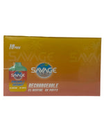 Load image into Gallery viewer, Savage Disposable Vape - 6000 Puffs 10ct | 1 Box
