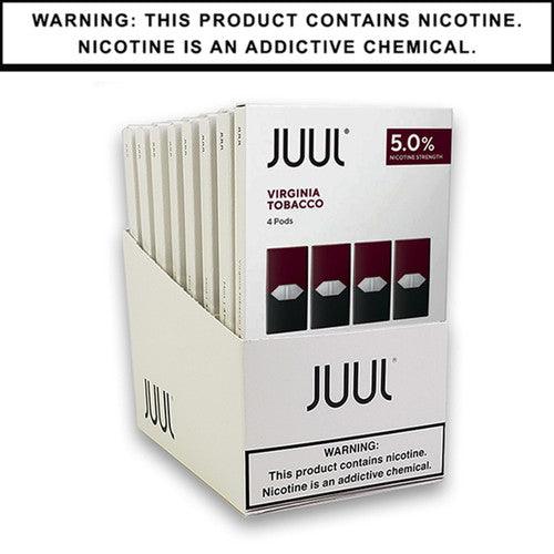 JUUL Virginia Tobacco Pods 4PK/5% - 8 ct | 1 Box