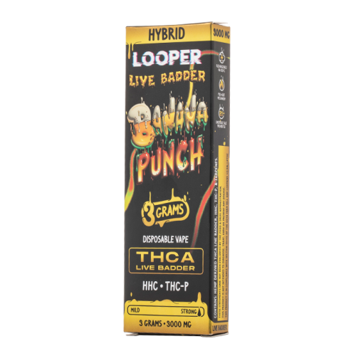 LOOPER LIVE BADDER THC-A 3G DISPOSABLE -5ct | 1 Box