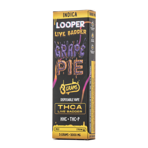 LOOPER LIVE BADDER THC-A 3G DISPOSABLE -5ct | 1 Box