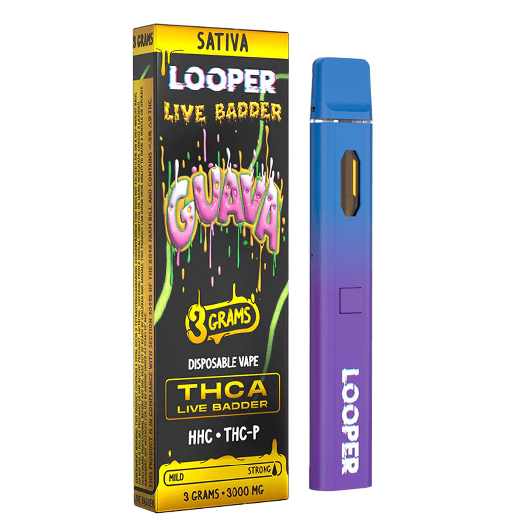 LOOPER LIVE BADDER THC-A 3G DISPOSABLE -5ct | 1 Box