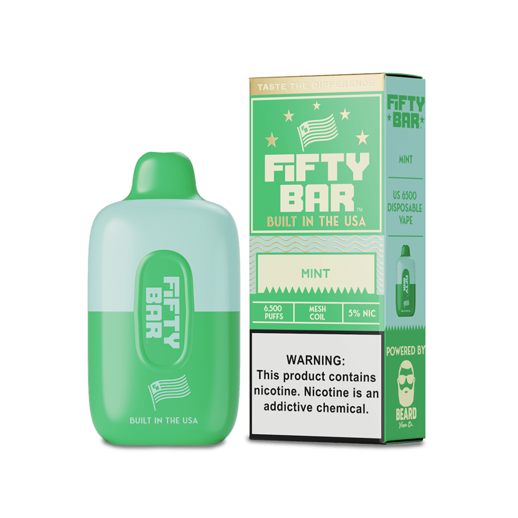 Fifty Bar Disposable Vape 6,500- %5 - 5ct | 1 Box