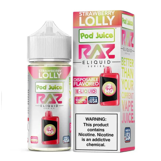 POD Juice x *RAZ Series*- 0mg(Nicotine) E-Liquid | 100ML | 1ct