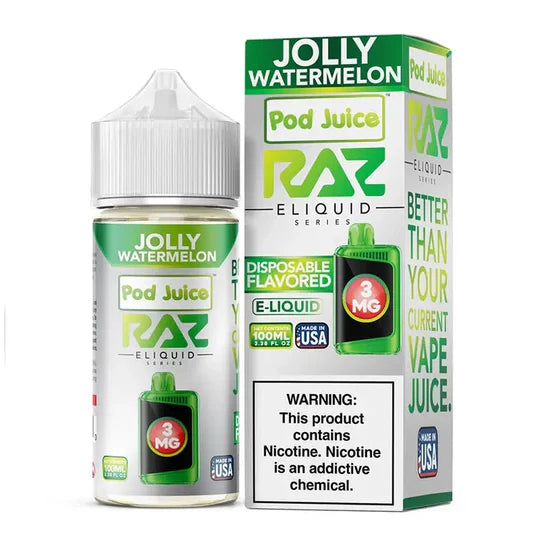 POD Juice x *RAZ Series*- 0mg(Nicotine) E-Liquid | 100ML | 1ct