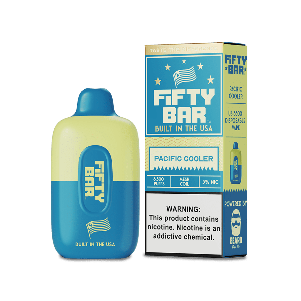 Fifty Bar Disposable Vape 6,500- %5 - 5ct | 1 Box