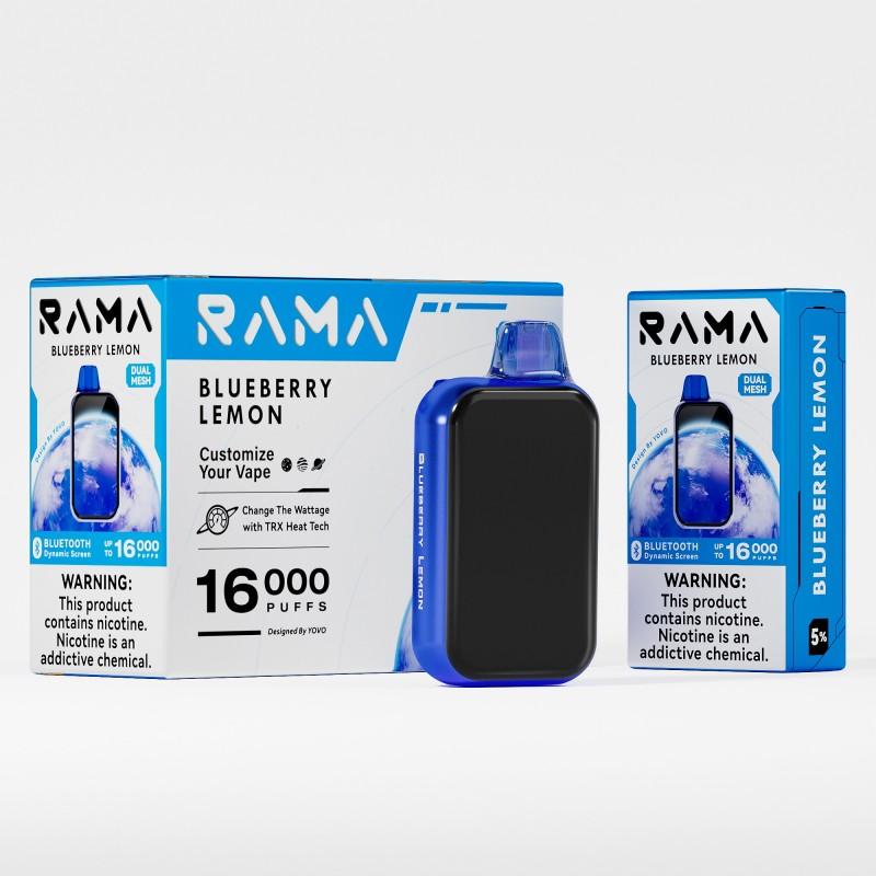 RAMA 16,000 Puff Disposable Vape - 5 Count | 1 Box