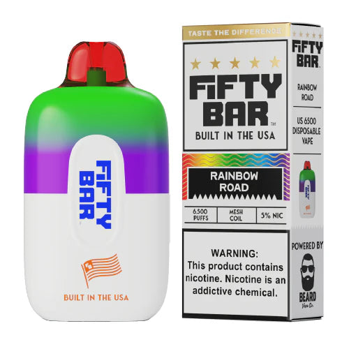 Fifty Bar V2 Powered by Beard Vape Co. 18ML 20000 Puffs Disposable