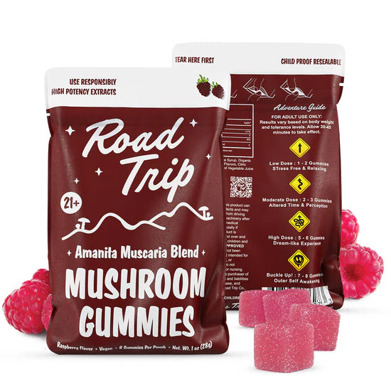 Road Trip-Mushroom Gummies-(8pcs)-1ct