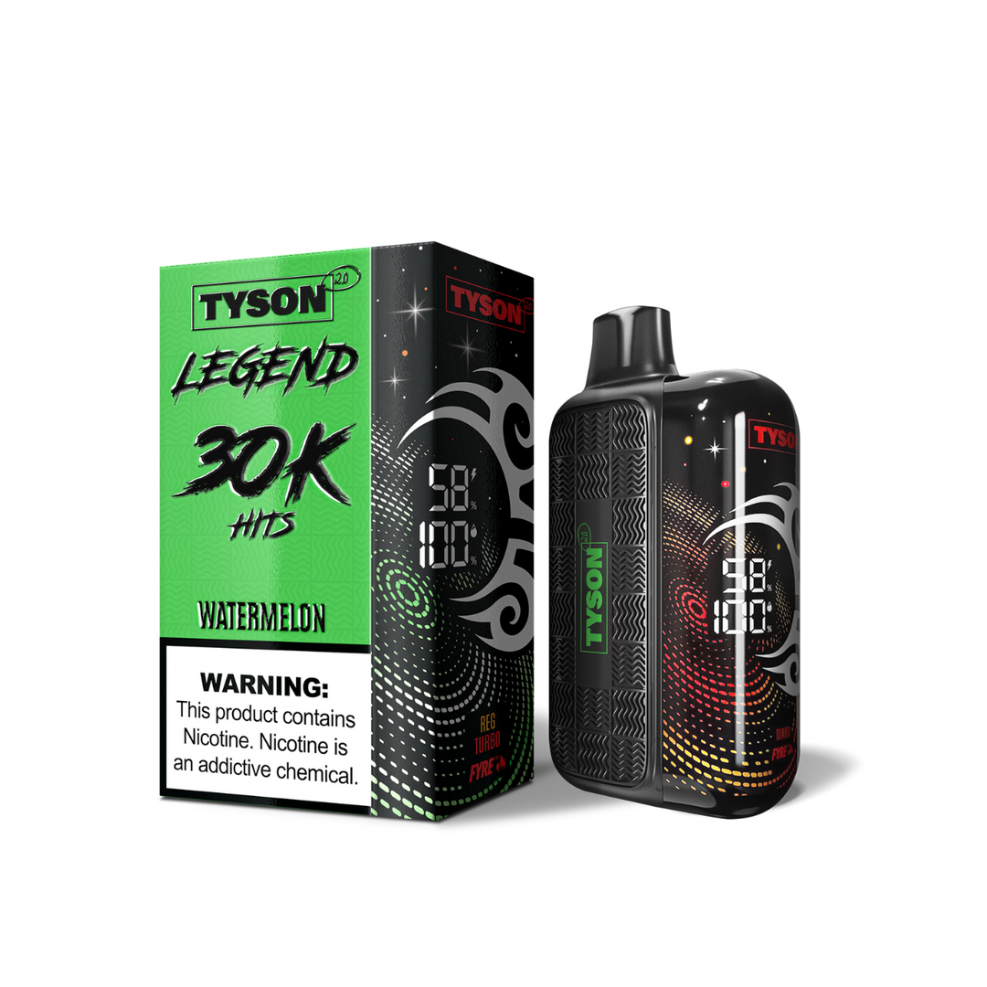 Tyson 2.0 Legend Disposable Vape- 30K Puff - 5ct | 1 Box