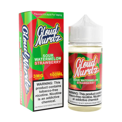 Cloud Nurdz-(Flavors) & (Strengths)  | 100ML | 1ct