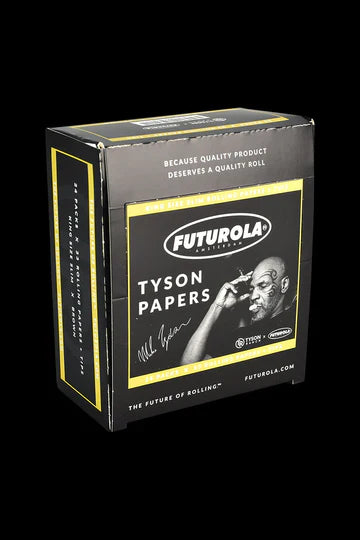 Tyson Ranch x Futurola King Slim Rolling Papers + Tips | 24 Packs (33 Papers per Pack)