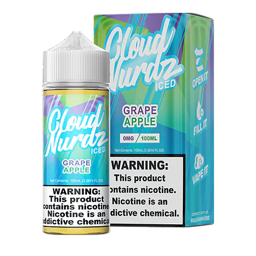 Cloud Nurdz-(Flavors) & (Strengths)  | 100ML | 1ct