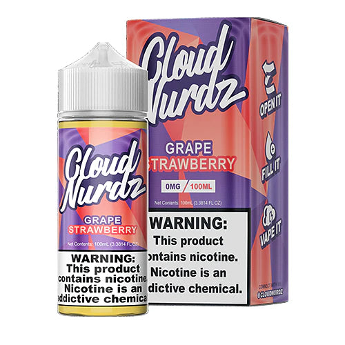 Cloud Nurdz-(Flavors) & (Strengths)  | 100ML | 1ct