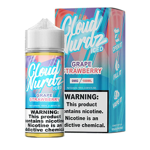 Cloud Nurdz-(Flavors) & (Strengths)  | 100ML | 1ct