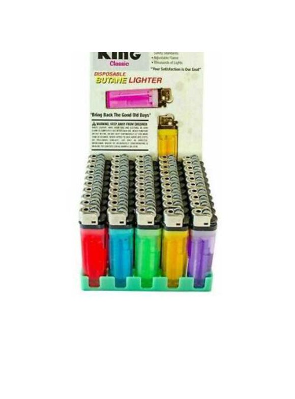 KING BUTANE LIGHTER – CLASSIC – 50 COUNT