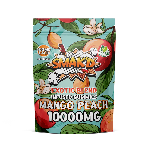 SMAK'D Exotic Blend Infused Gummies - 10,000MG(20pcs)-1ct