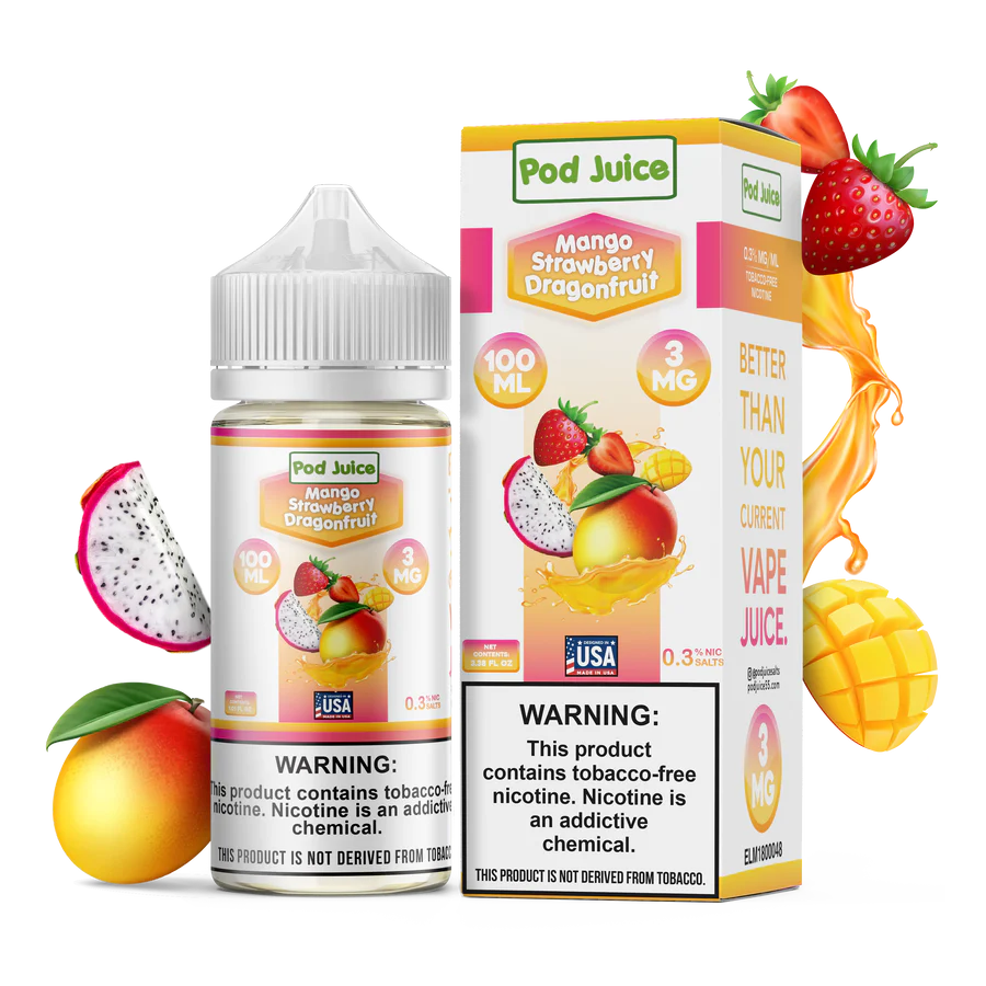 POD Juice- E-Lquid- 6mg(Strength) E-Liquid | 100ML | 1ct