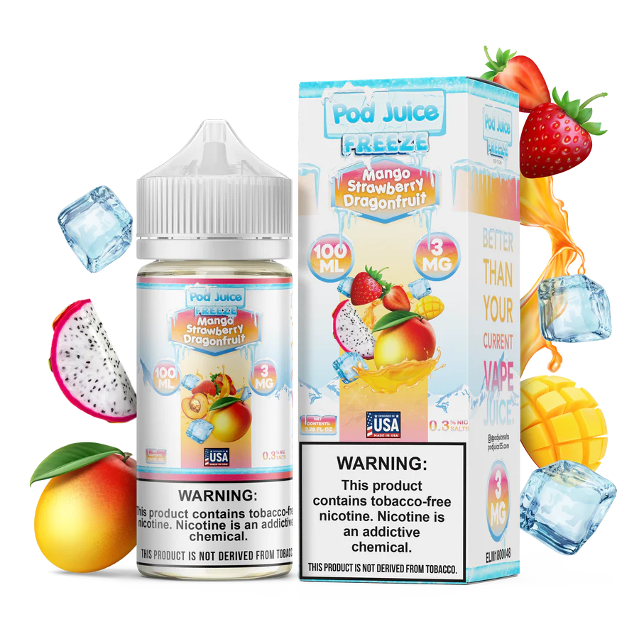 POD Juice- E-Lquid- 6mg(Strength) E-Liquid | 100ML | 1ct