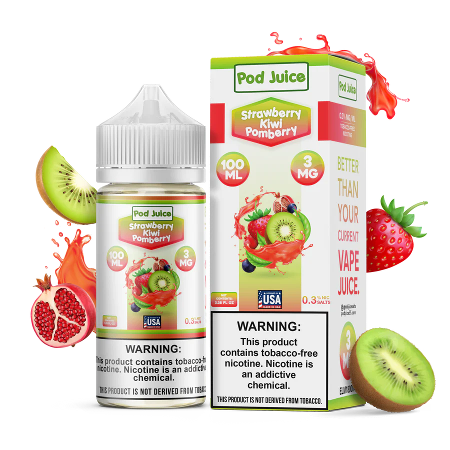 POD Juice- E-Lquid- 6mg(Strength) E-Liquid | 100ML | 1ct