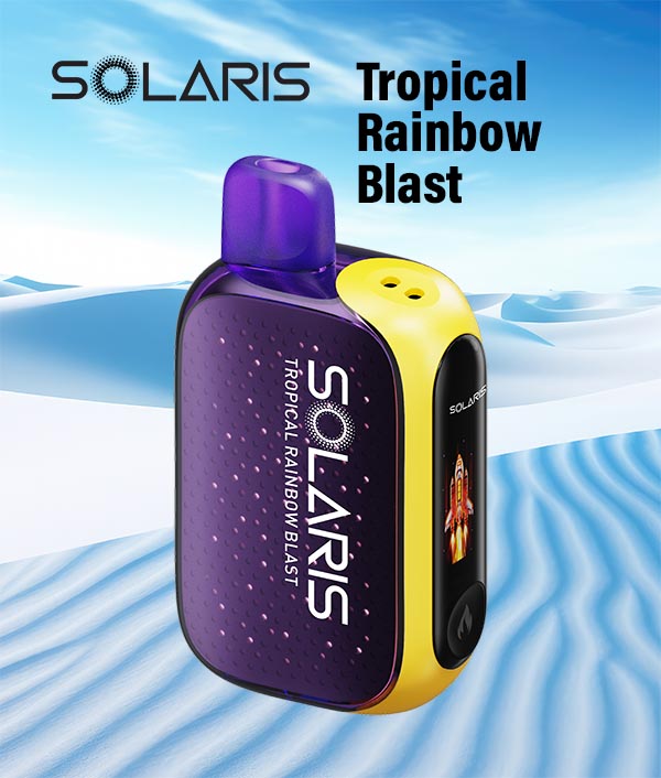 Solaris 25000 Puff 1st Solar Charging Disposible | 5ct | 1 Box