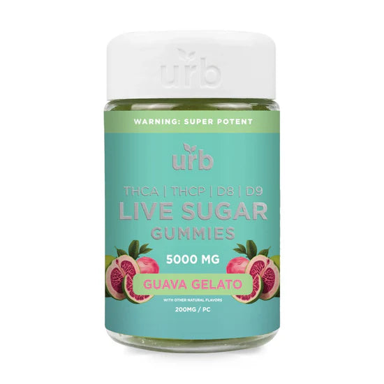 URB THCA Live Sugar Gummies - 5,000 mg (25 pcs) - 1 ct