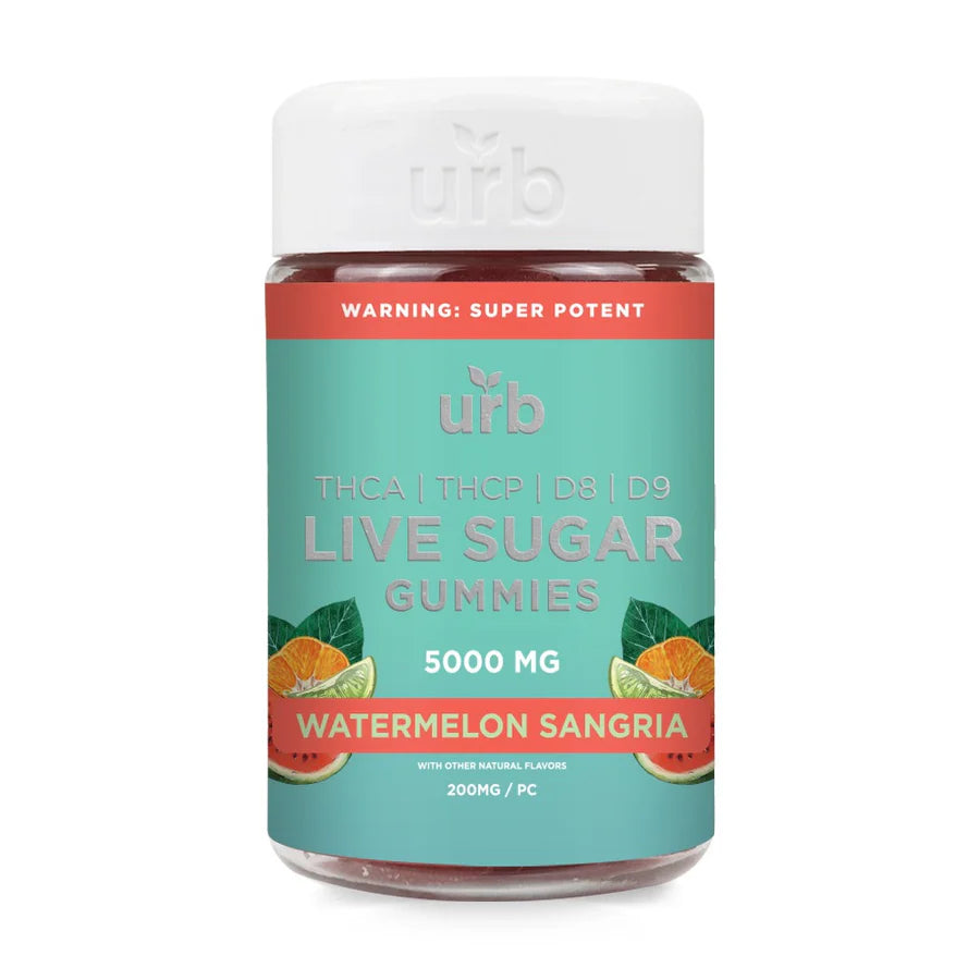 URB THCA Live Sugar Gummies - 5,000 mg (25 pcs) - 1 ct